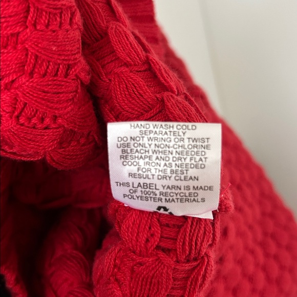 Hippie Rose crop top red sweater Medium NWT - Picture 6 of 7